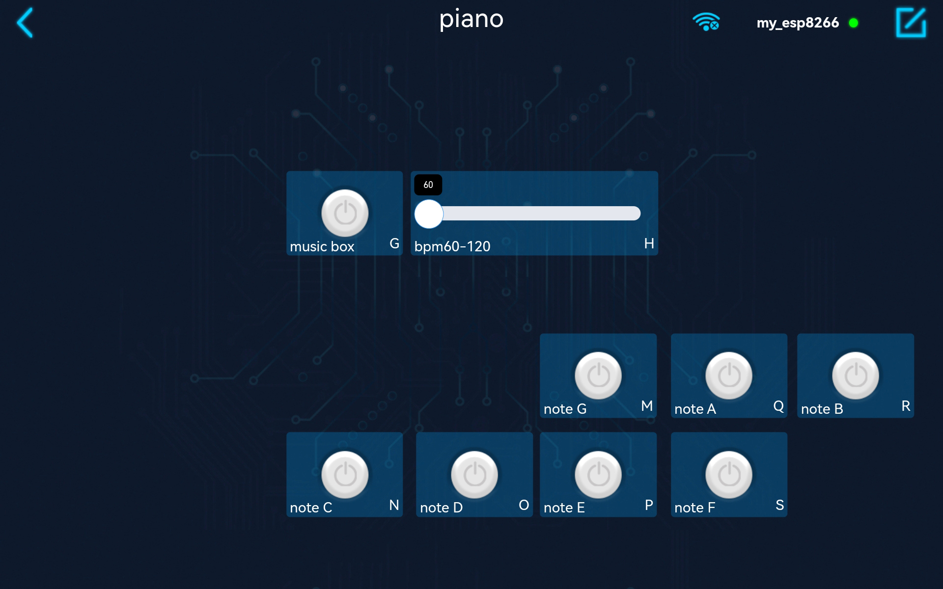 1.6 Electronic Piano — SunFounder Euler Kit for Raspberry Pi Pico 1.0 ...