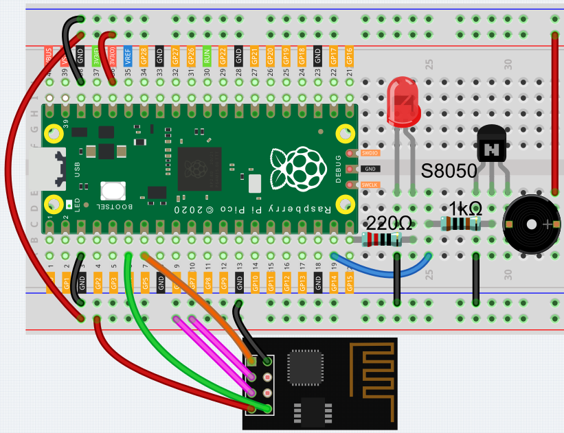 1.6 Electronic Piano — SunFounder Euler Kit for Raspberry Pi Pico 1.0 ...